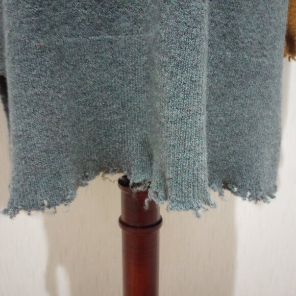 Madewell Frayed Alpaca Wool Striped Wrap Long Cardigan Kent Duster - Picture 7 of 12